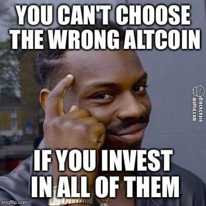 You Can't choose the wrong altcoin if you invest in all of them