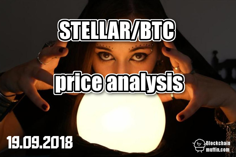 Stellar XLM  / Bitcoin BTC - Price analysis 19 september 2018